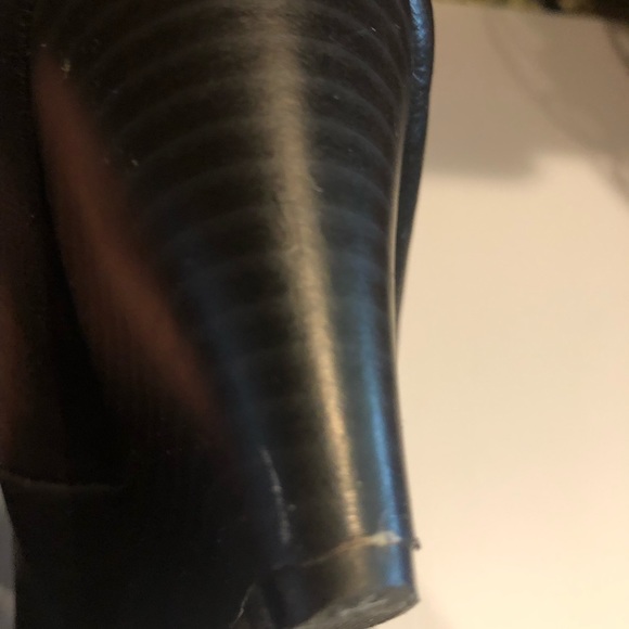 Rampage black wedge heel with bow. Size 8. - Picture 6 of 6